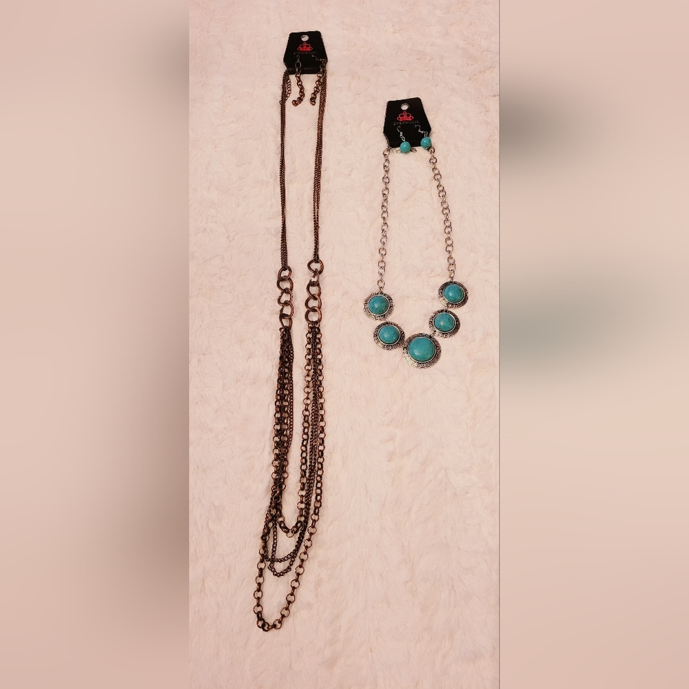 Paparazzi Necklaces with Matching Earrings - NWT